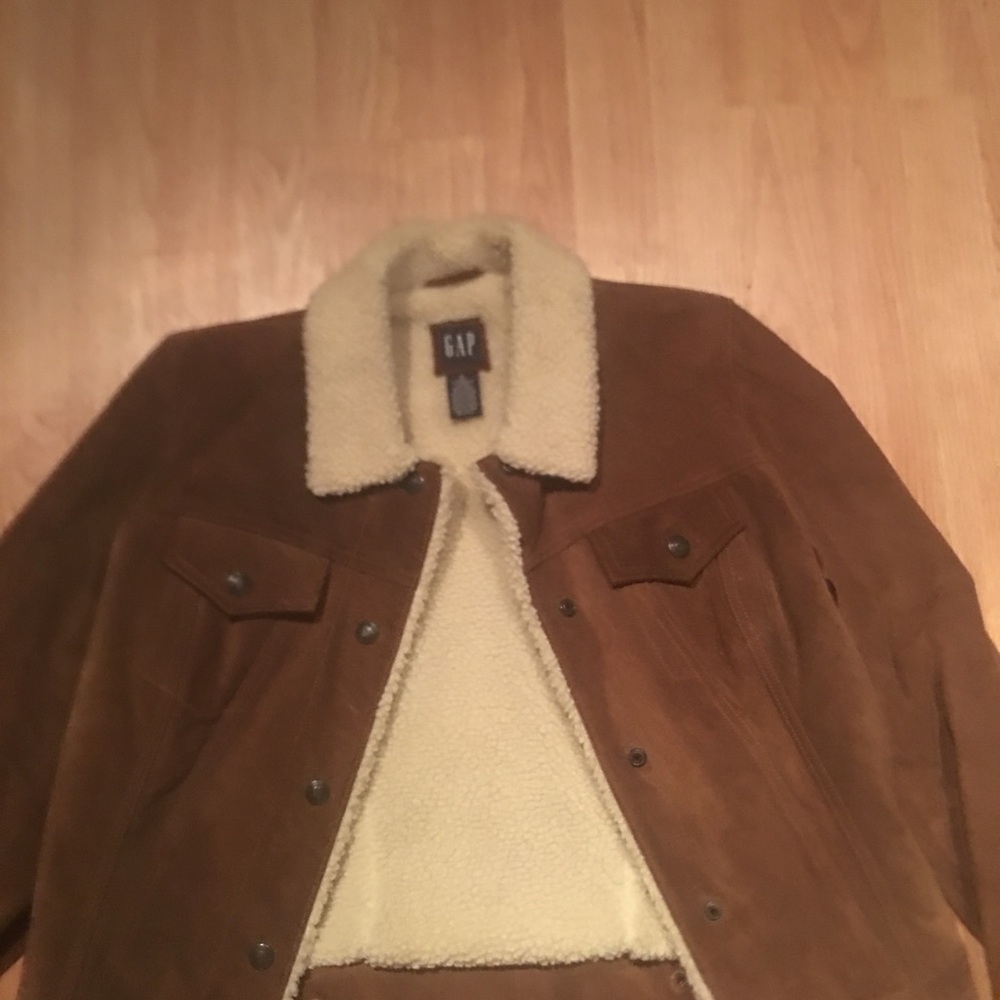 Gap genuine leather jacket